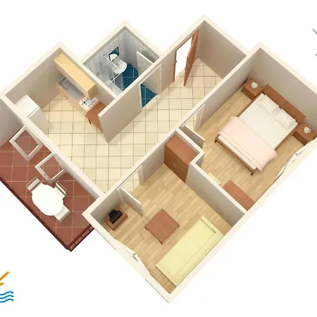 By The Sea Jezera, Murter - 5123 Διαμέρισμα *